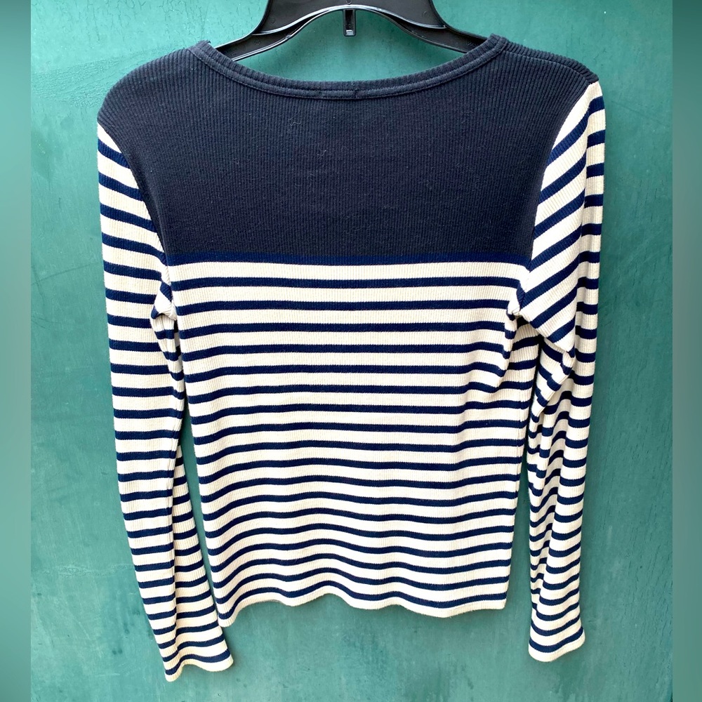 Jcrew F4399 Black & White Sweater
